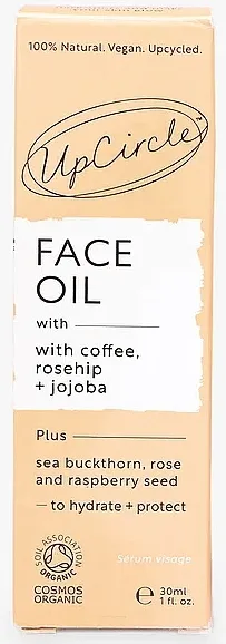 UpCircle Hydrating Organic Face Oil With Coffee &amp; Rosehip Oil (bez pipety) Organsko ulje od kafe za lice