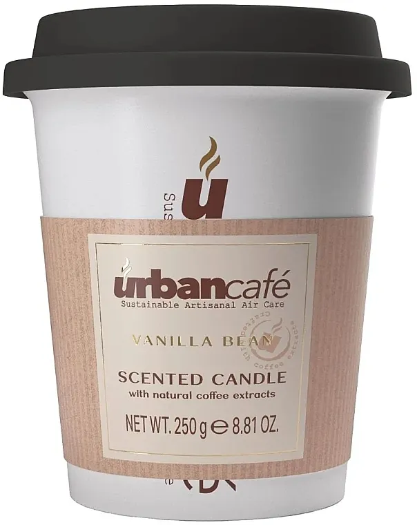 Urban Cafe Vanilla Bean Candle Mug Mirisna sveća Vanila