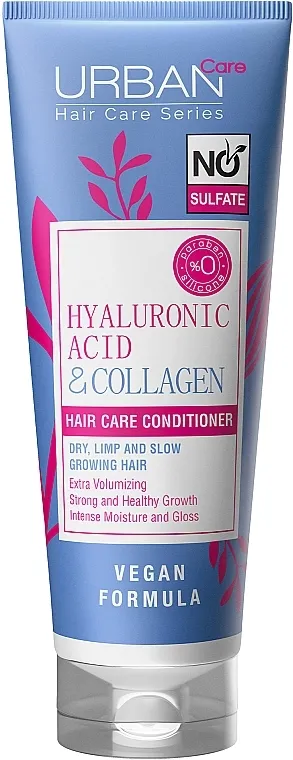 Urban Care Hyaluronic Acid &amp; Collagen Extra Volumizing Conditioner Regenerator za kosu sa hijaluronskom kiselinom