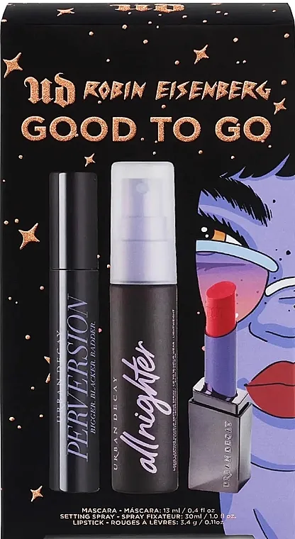 Urban Decay Good To Go Set (fix/spray/30ml + mascara/12ml + lipstick/3.4g)