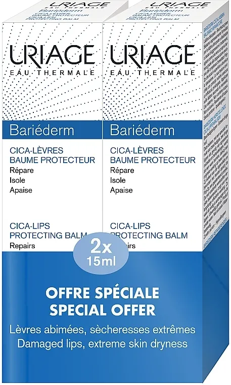Uriage Bariederm (lip/balm/2x15ml) Set