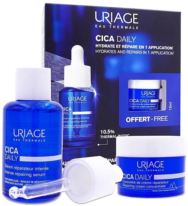 Uriage Cica Daily (f/ser/30ml + f/cr/50ml) Set