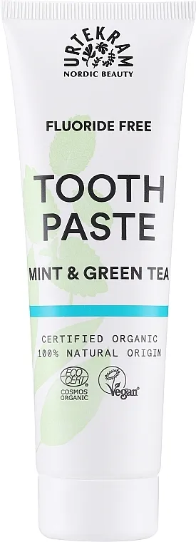 Urtekram Cosmos Organic Mint and Green Tea Toothpaste Pasta za zube "Zeleni čaj i menta"