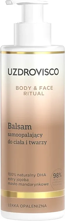 Uzdrovisco Body &amp; Face Ritual Self-Tanning Balm Samopotamnjujući losion za telo i lice