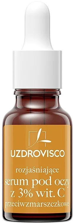 Uzdrovisco Brightening Eye Serum With Vitamin C Svetleće serum za područje oko očiju sa vitaminom C