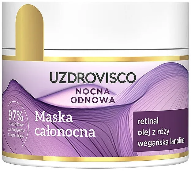 Uzdrovisco Podmlađujuća noćna maska za lice