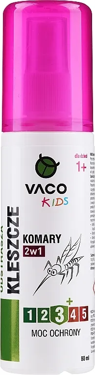 Vaco Sprej protiv komaraca, krpelja i muva za decu