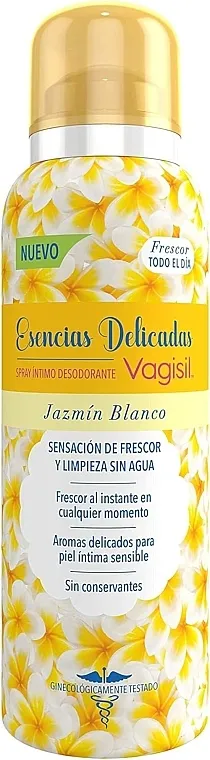 Vagisil White Jasmine Delicate Essences Sprej dezodorans za intimnu higijenu sa mirisom belog jasmina
