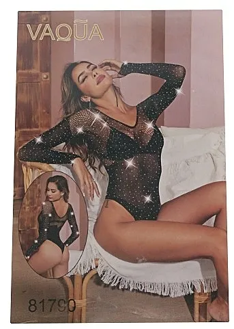 Vaqua Bodystocking 81790, crna