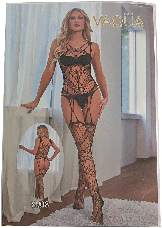 Vaqua Bodystocking 8908, crni