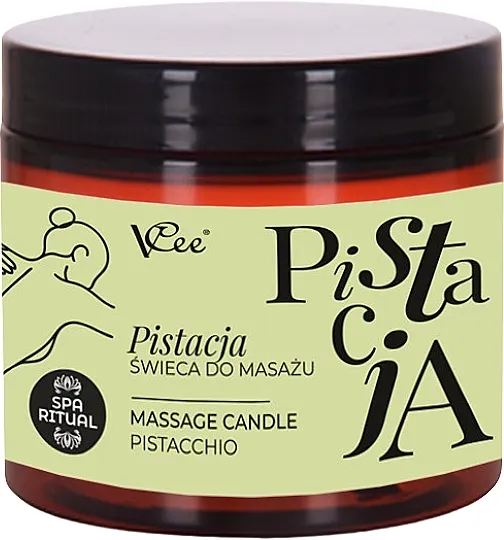 VCee Pistachio Massage Candle Sveća za masažu Pistaći