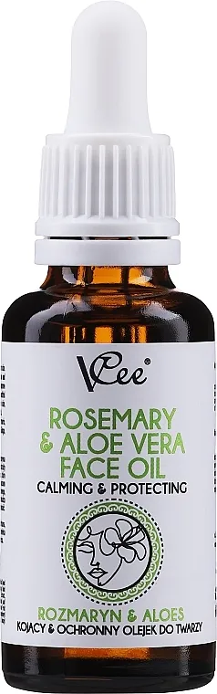 VCee Rosemary &amp; Aloe Face Oil Calming &amp; Protecting Ulje za lice s ružmarinom i alojom
