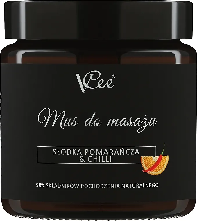 VCee Sweet Orange &amp; Chilli Massage Mousse Turpija za nokte, prava, 240/320, ljubičasta