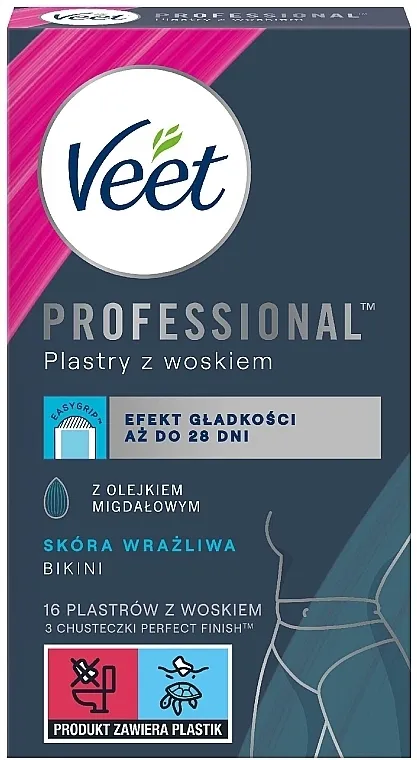 Veet Easy-Gel Voštane trake za bikini s mirisom različka