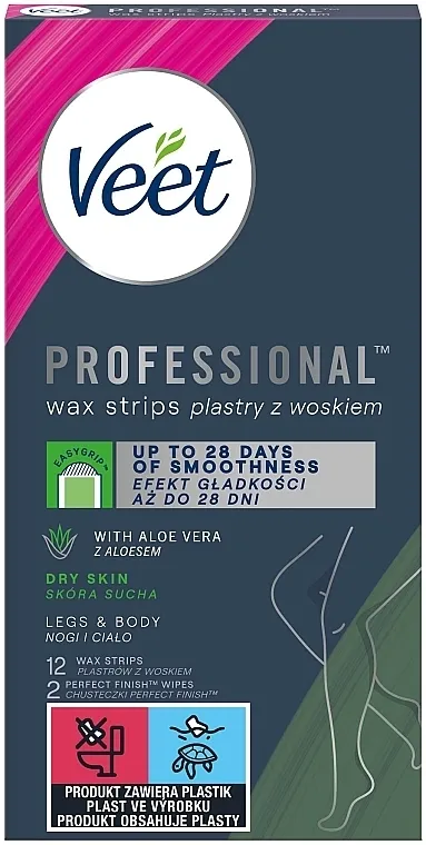 Veet Voštane trake za suvu kožu sa aloe verom