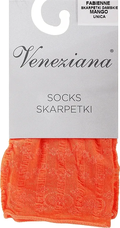 Veneziana Ženske sokne "Fabienne", 20 Den, mango