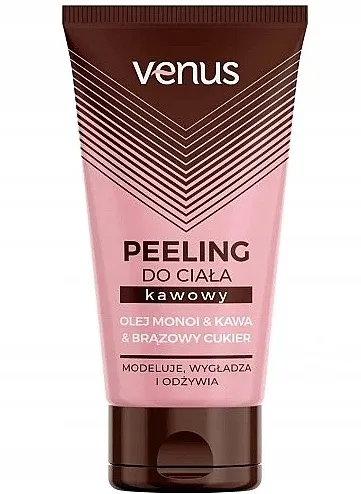 Venus Coffee Body Scrub Grubi piling za telo sa kafom, smeđim šećerom i monoi uljem
