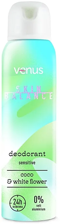 Venus Skin Balance Coco &amp; White Flower Deodorant Dezodorans-sprej za telo "Kokos i bele cvetove"