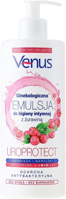 Venus UroProtect Emulsion Emulzija za intimnu higijenu s ekstraktom brusnice