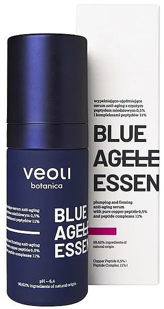 Veoli Botanica Blue Ageless Essence Serum za popunjavanje i učvršćivanje lica