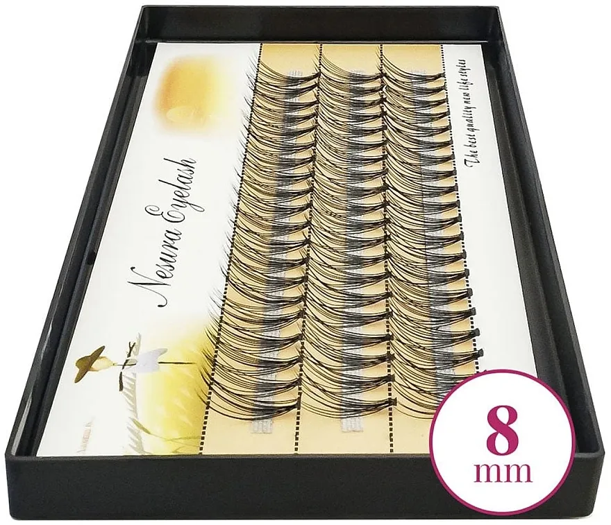 Veštačke individualne trepavice, C, 8 mm Clavier Nesura Eyelash
