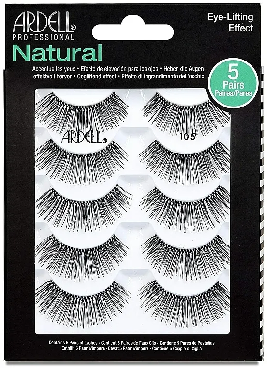 Veštačke trepavice Ardell Glamour Multipack Lashes 105 Black