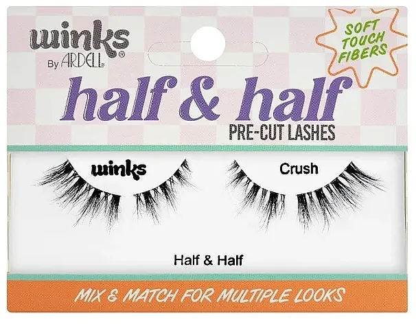 Veštačke trepavice Ardell Winks Half &amp; Half Pre-Cut Lashes Crush