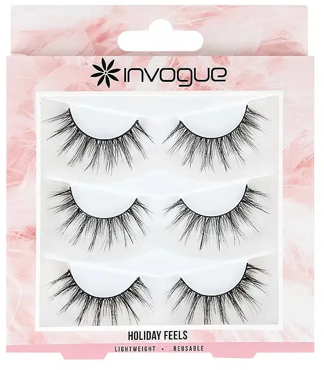 Veštačke trepavice Invogue Multipack Lashes Holiday Feels