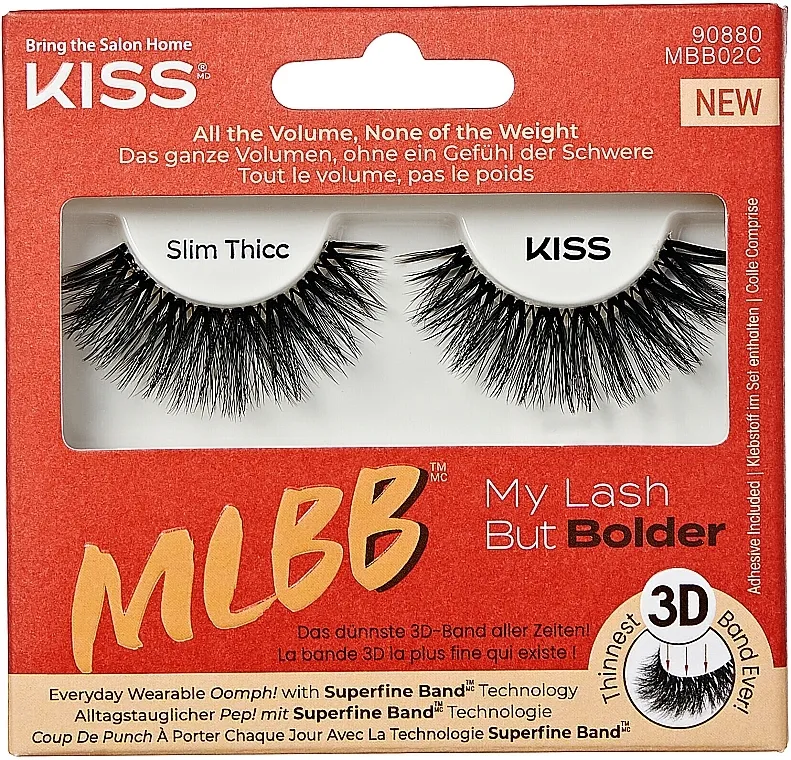Veštačke trepavice Kiss MLB Bolder Slim Thicc