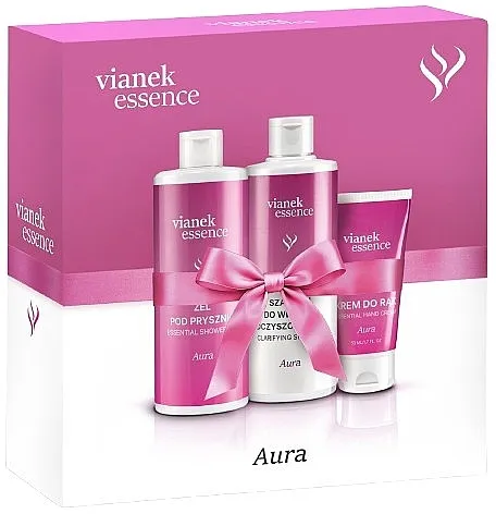 Vianek Essence (sh/gel/400ml + shmp/300ml + hand/cr/50ml) Set Aura