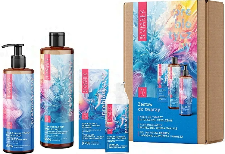 Vianek (micel/fluid/400ml + gel/300ml + cr/50ml) Set