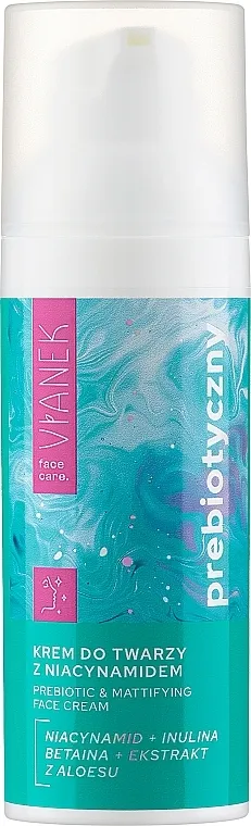 Vianek Prebiotic &amp; Mattifying Face Cream Krema za lice sa niacinamidom