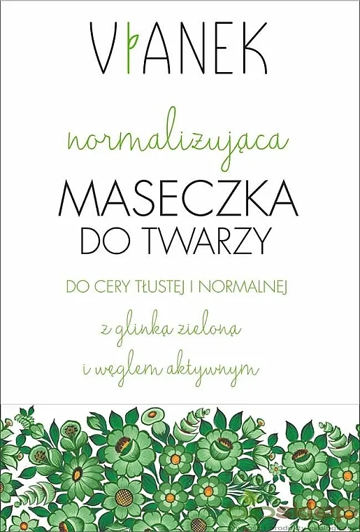 Vianek (uzorak) Normalizirajuća maska za lice