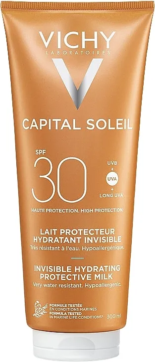 Vichy Capital Soleil Hydrating Milk SPF 30 Mlijeko za tijelo za zaštitu od sunca