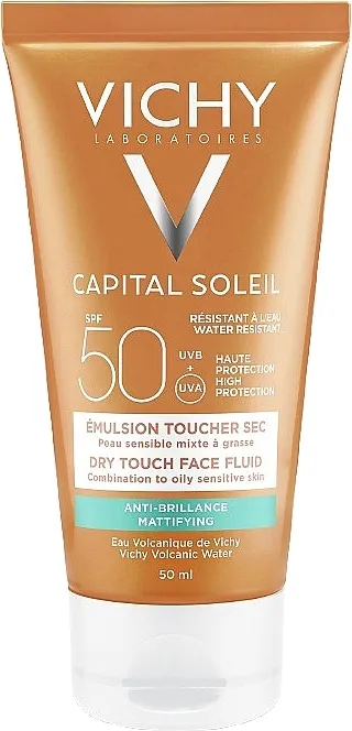 Vichy Capital Soleil SPF 50 Emulsion Anti-Brillance IP50 Emulzija za lice za zaštitu od sunca