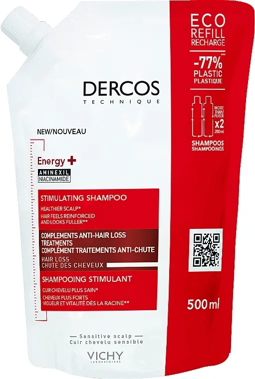 Vichy Dercos Energy+ Stimulating Shampoo (dopuna) Tonirajući šampon protiv opadanja kose