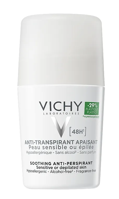 Vichy Sensitive Anti-Transpirant 48H2 Kuglični dezodorans za osjetljivu kožu