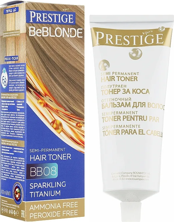 Vip's Prestige BeBlond Semi-Permanent Hair Toner Tonirajući balzam za kosu