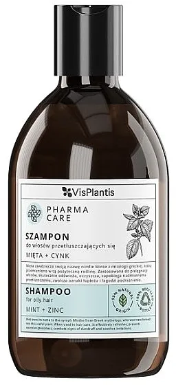 Vis Plantis Pharma Care Mint + Zink Shampoo Šampon za masnu kosu "Menta + cink"