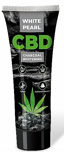VitalCare White Pearl CBD Charcoal Whitening Toothpaste Izbeljujuća pasta za zube sa aktivnim ugljem