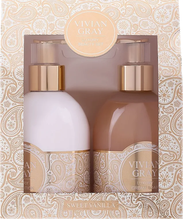 Vivian Gray Romance Sweet Vanilla Set (cr/soap/250ml + h/lot/250ml)