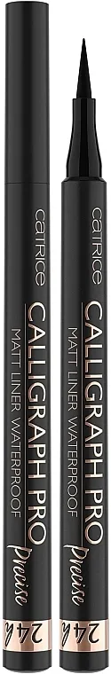 Vodootporna olovka za oči Catrice Calligraph Pro Precise 24h Matt Liner Waterproof