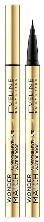 Vodootporni super tanki ajlajner Eveline Cosmetics Wonder Match Superthin Eyeliner Waterproof