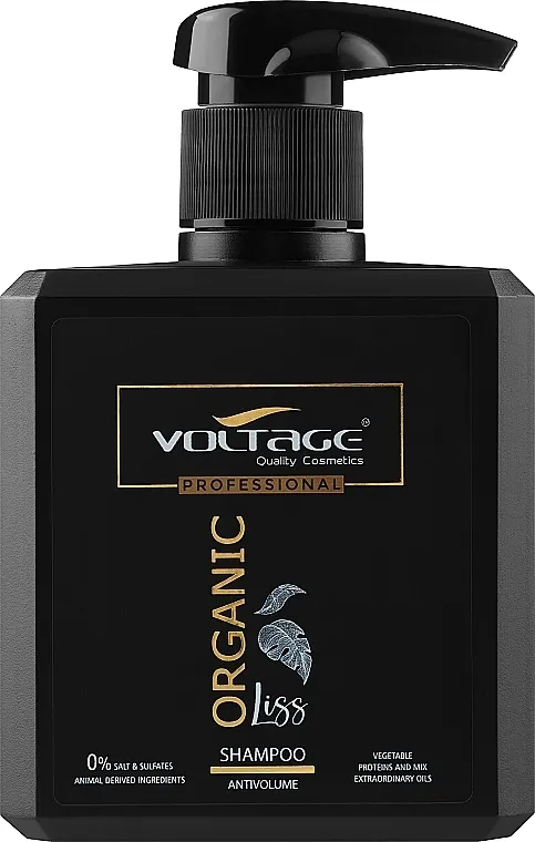 Voltage Shampoo Antivolume Organic Liss Šampon protiv kovrdžanja kose