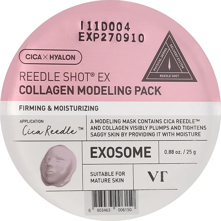 VT Cosmetics Reedle Shot EX Collagen Modeling Pack Modelirajuća maska za lice sa kolagenom