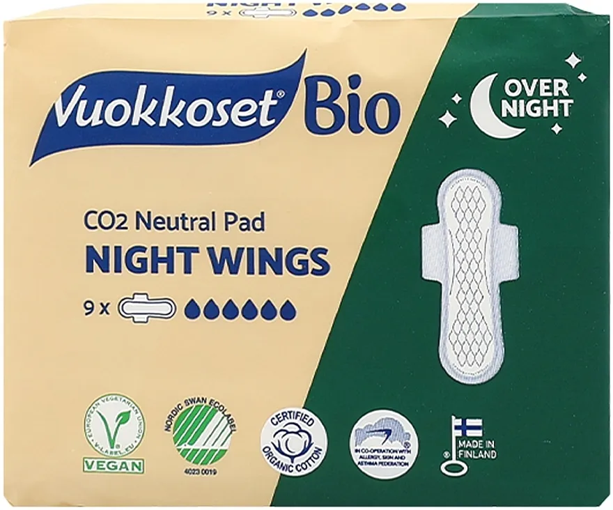 Vuokkoset Bio Night Wings Ulošci, 9 kom.