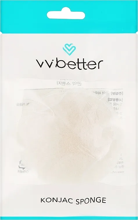VVbetter Konjac Sponge Konjac sunđer za lice
