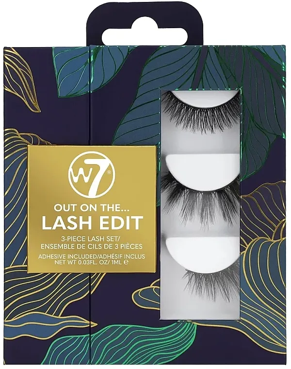 W7 Out On The... Lash Edit 3-Piece Lash Set Set veštačkih trepavica