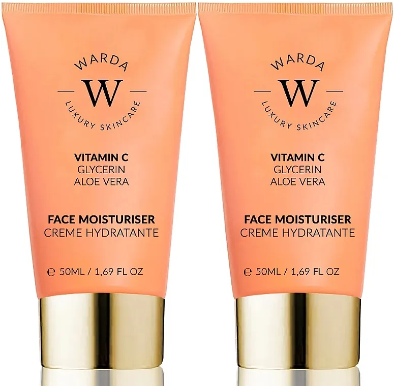 Warda Glow Boost Vitamin C Face Moisturizer (face/cr/2x50ml) Set