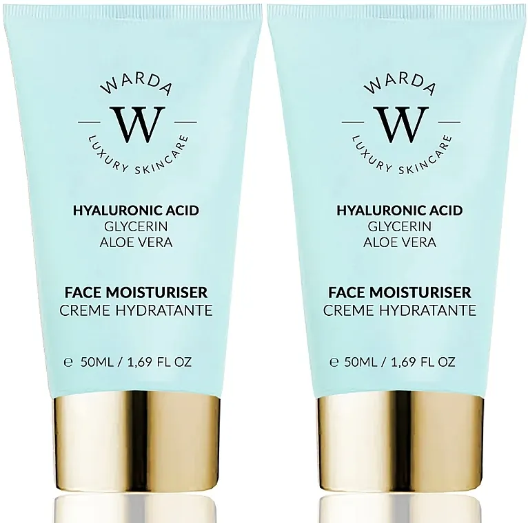 Warda Skin Hydration Boost Hyaluronic Acid Moisturizer (f/cr/2x50ml) Set